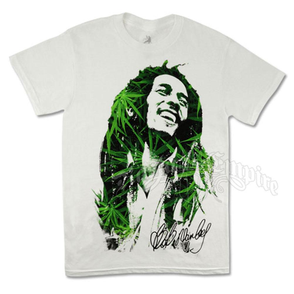 Bob Marley - Leaves Mens T Shirt