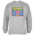 Pink Retro Boombox Stereo Mens Sweatshirt
