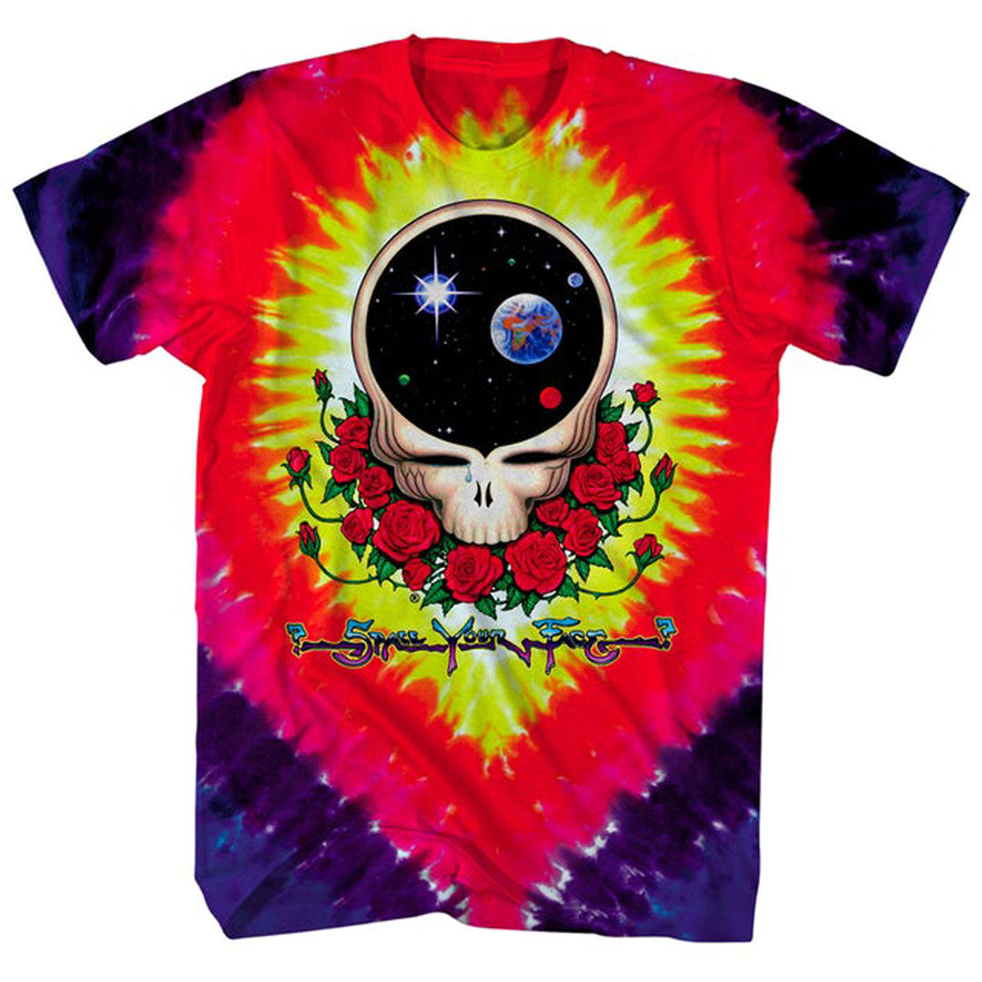 Grateful Dead - Space Your Face SYF Tie Dye Mens Soft T Shirt