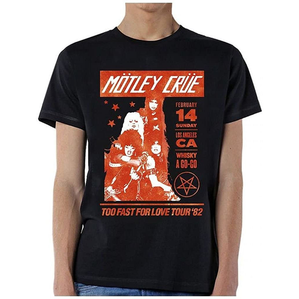 Motley Crue - Whiskey A GO GO Mens Soft T Shirt