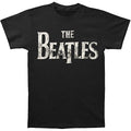 The Beatles - Distressed Logo Mens T Shirt