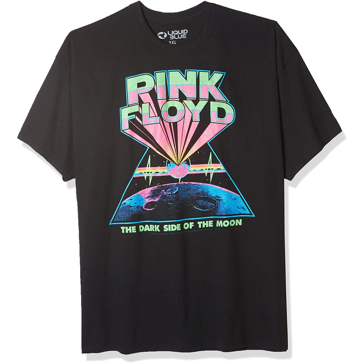 Pink Floyd Dark Side of the Moon Blacklight Mens T Shirt