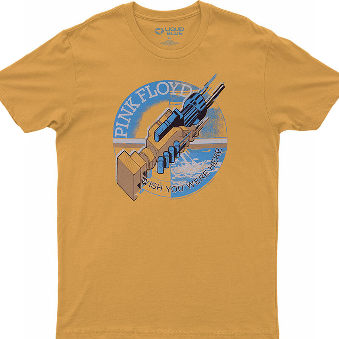 Pink Floyd Wish You Were Here Machine Mens T Shirt