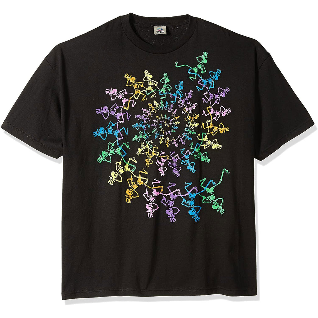 Grateful Dead - Spiral Skeletons Mens T Shirt