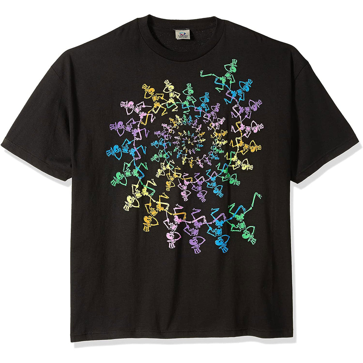 Grateful Dead - Spiral Skeletons Mens T Shirt