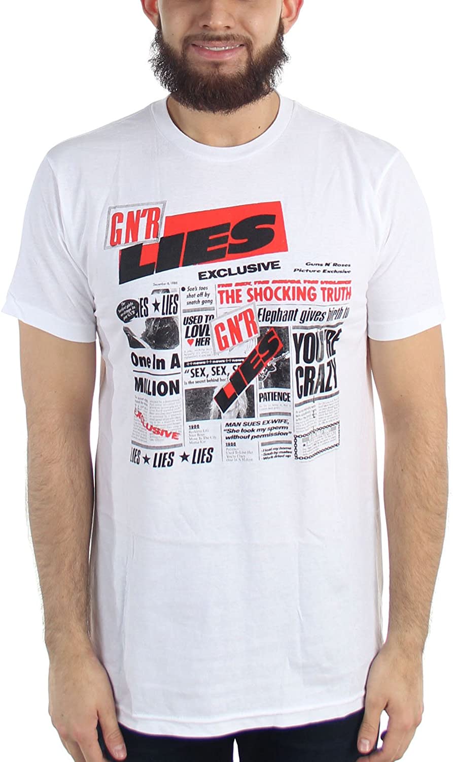 Guns N Roses - Lies Mens T Shirt