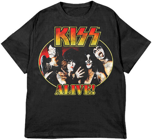 Kiss - Alive! Portrait Mens T Shirt