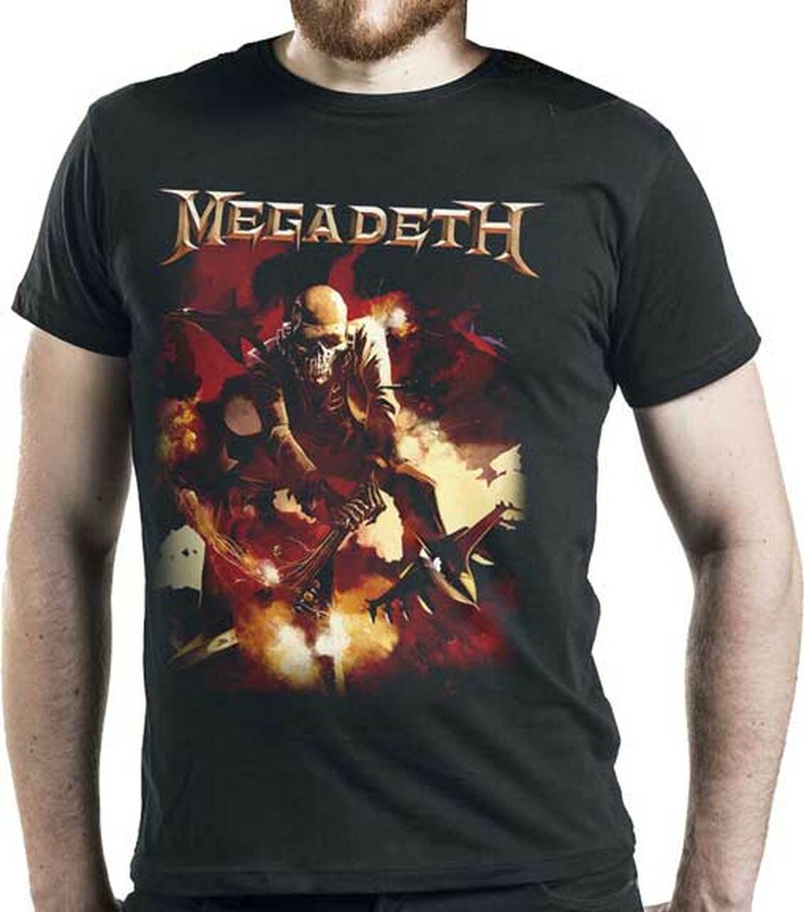 Megadeth - Smashed Guitar Mens T Shirt
