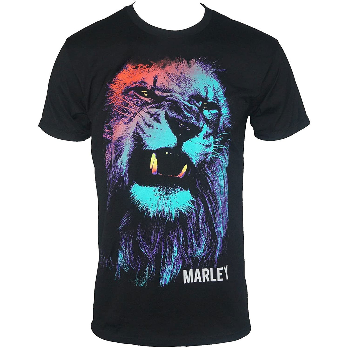 Bob Marley - Colored Lion Mens T Shirt