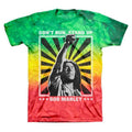 Bob Marley - Don't Run, Stand Up Tie Dye Mens T Shirt