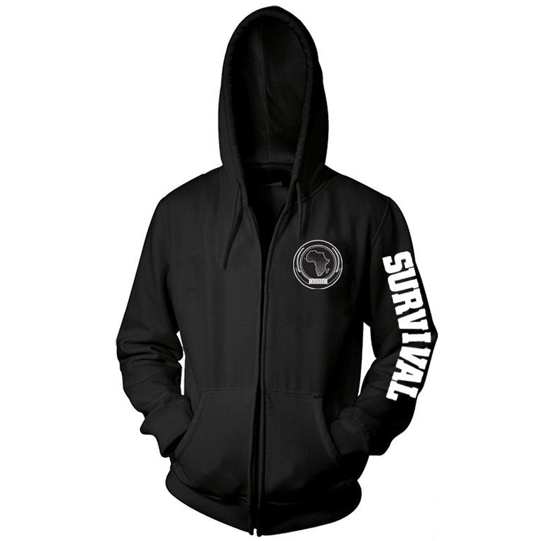 Bob Marley - Survival Mens Zip Hoodie