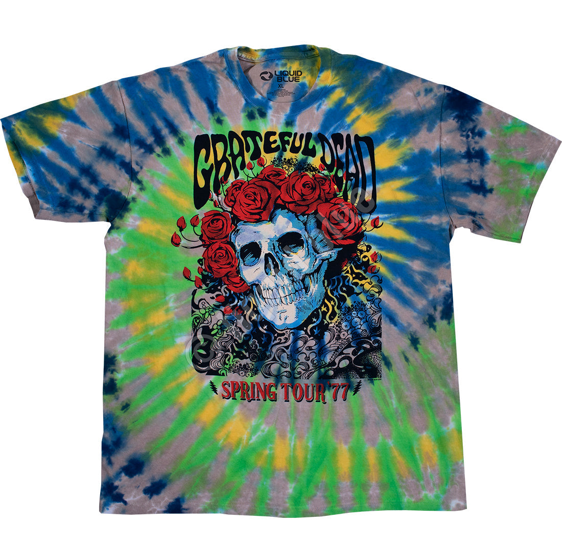 Grateful Dead - Bertha 77 Tie Dye Mens T Shirt