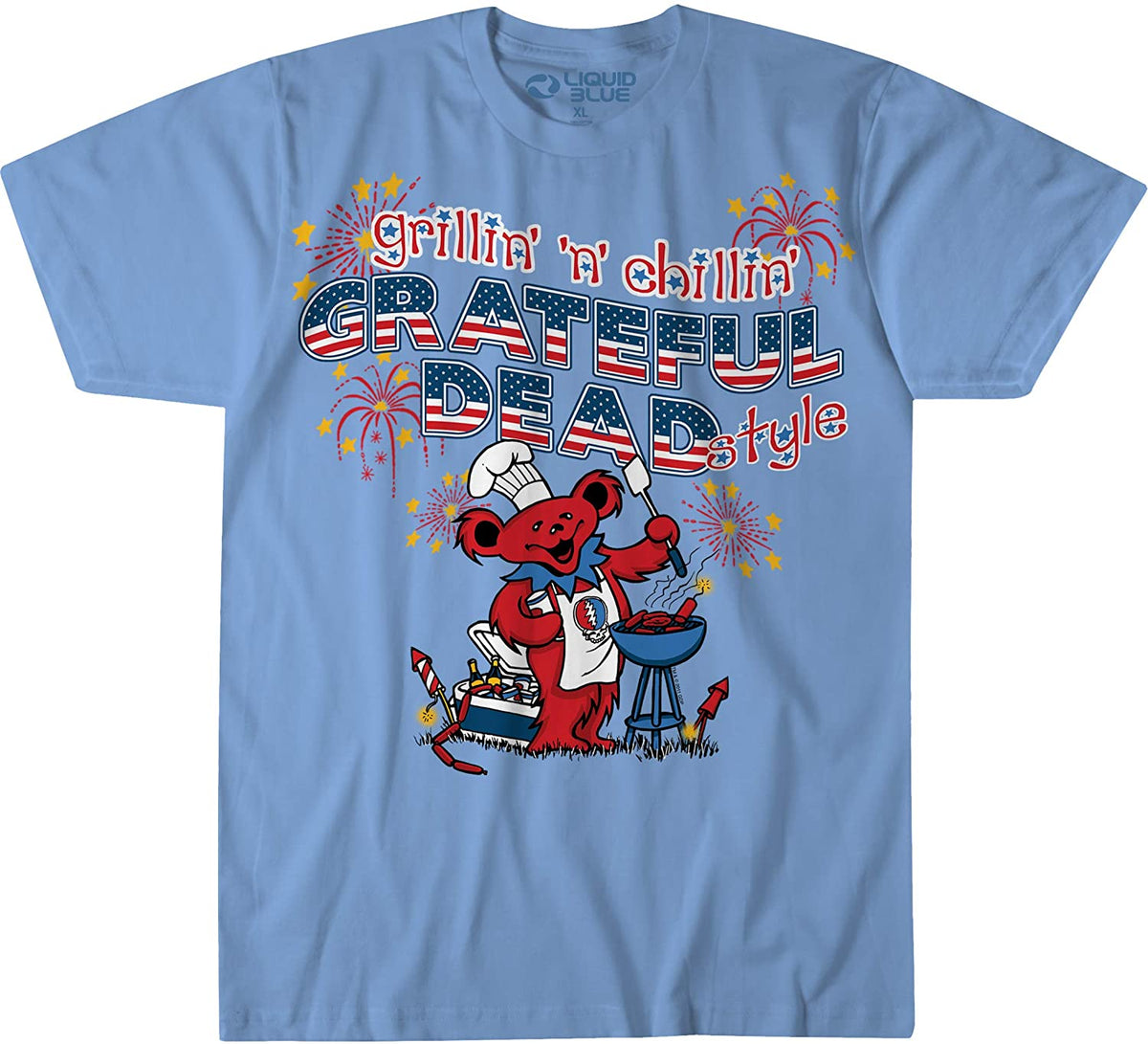 Grateful Dead - Grillin N Chillin Mens T Shirt
