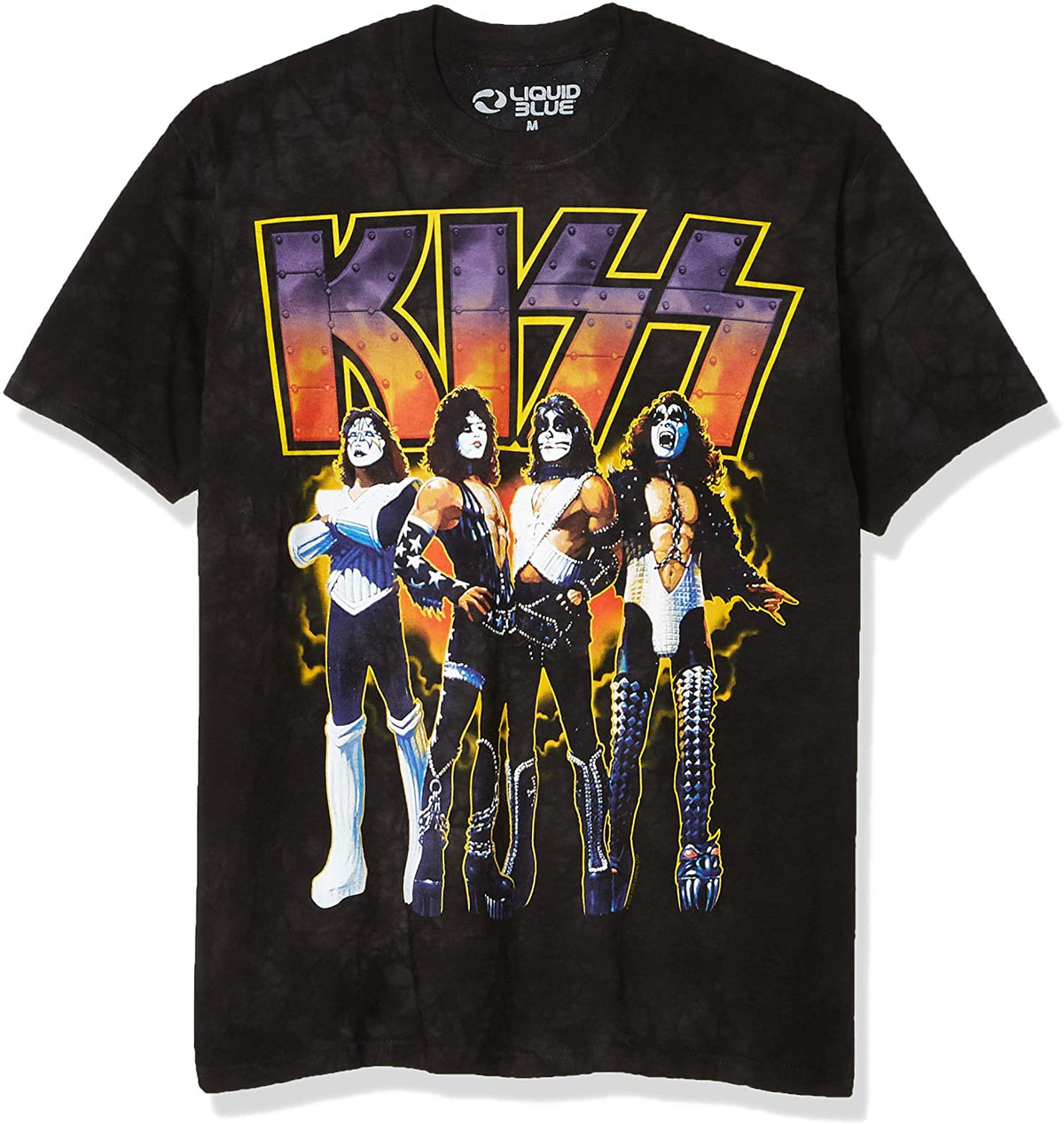 Kiss - Love Gun Tie Dye Mens T Shirt