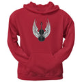Winged Violin Red Adult Hoodie