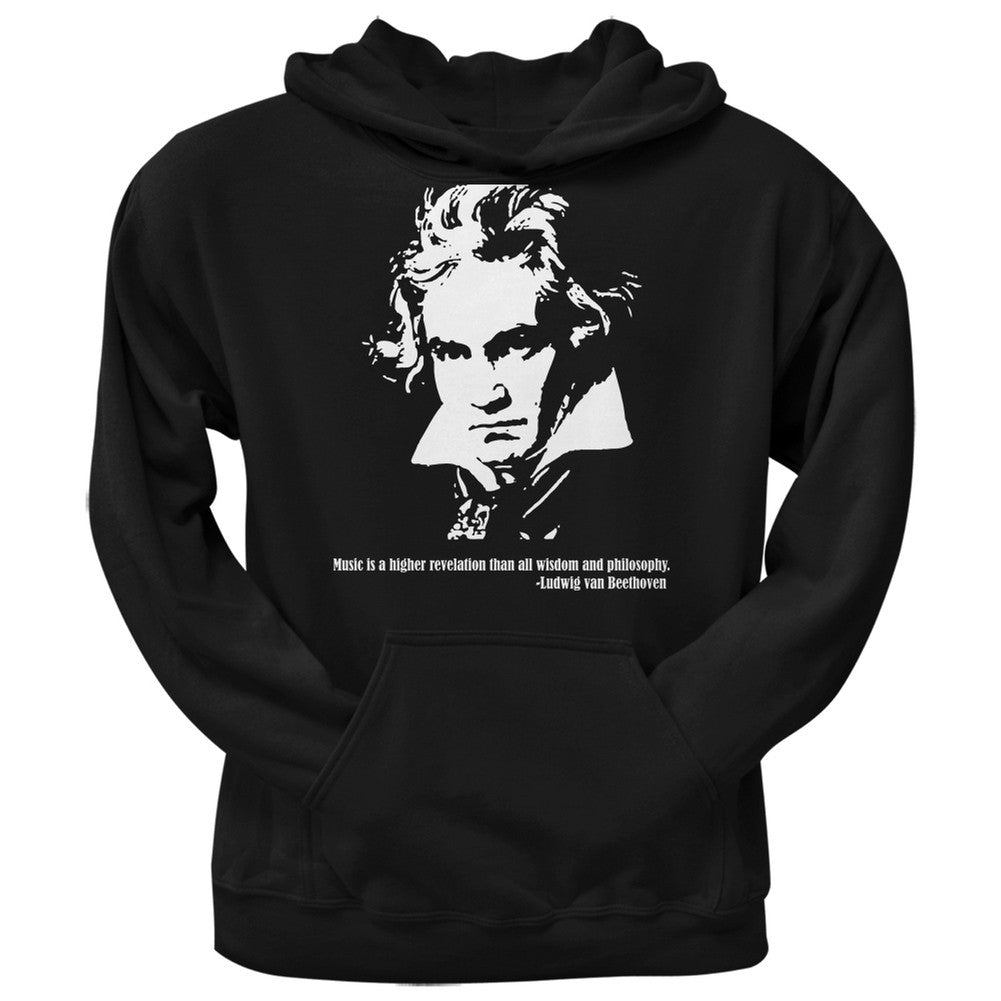 Beethoven Black Adult Pullover Hoodie