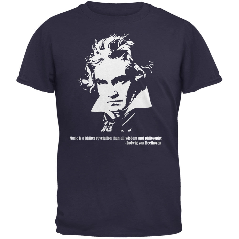Beethoven Navy Adult T-Shirt