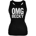 OMG Becky Black Juniors Soft Tank Top