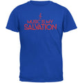 Music Is My Salvation Royal Adult T-Shirt