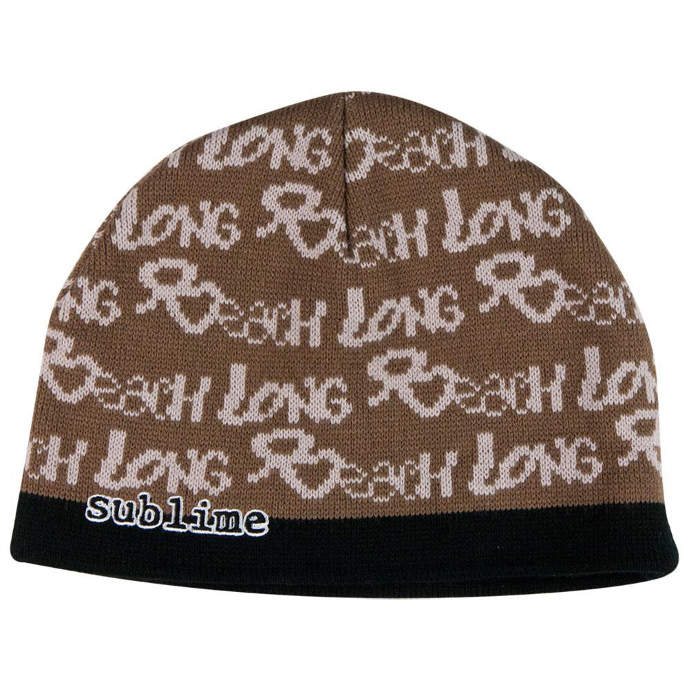 Sublime - All-Over Long Beach Knit Beanie Hat