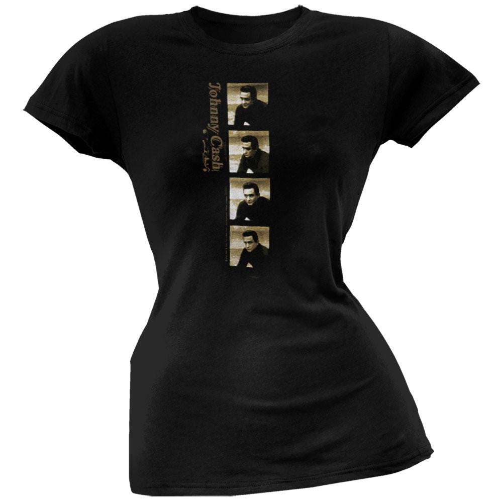 Johnny Cash - Photo Frames Juniors T-Shirt