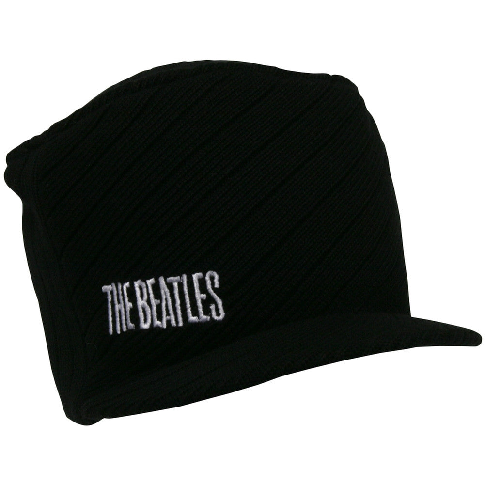 Beatles - Logo Visor Beanie Knit Hat