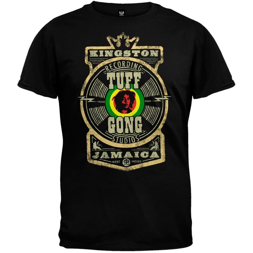 Bob Marley Tuff Gong Record Label Mens T Shirt