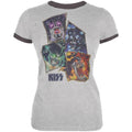 Kiss - Monster Logo Juniors Ringer T-Shirt