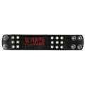 Bleeding Through - Logo Leather Adjustable Wristband