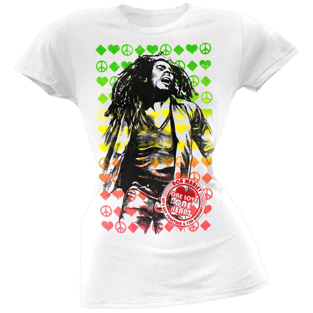 Bob Marley - One Love Label Juniors T-Shirt