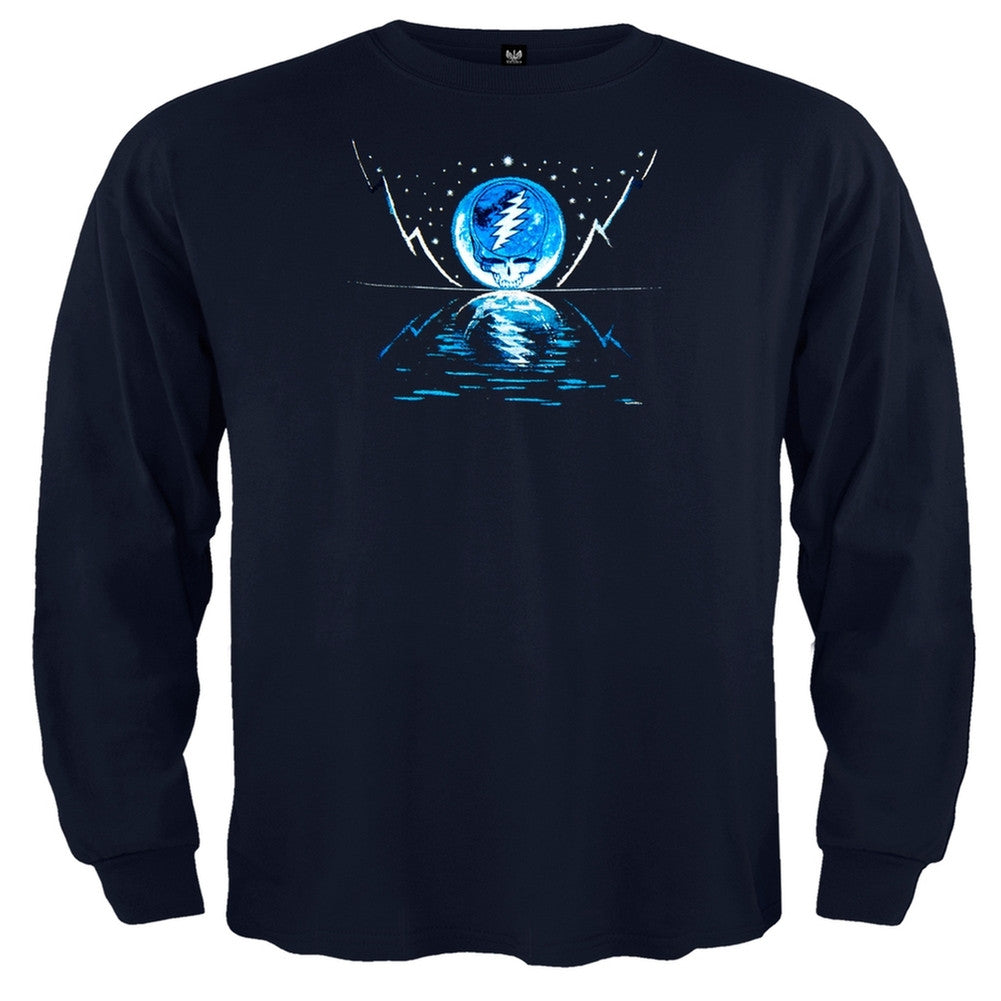 Grateful Dead - Blue Moon Navy Toddler Long Sleeve T-Shirt