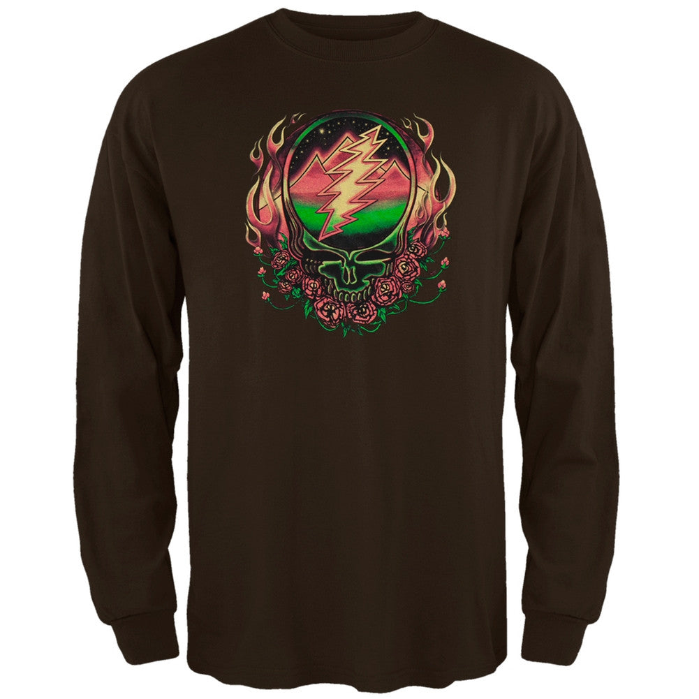 Grateful Dead - Scarlet SYF Brown Adult Long Sleeve T-Shirt