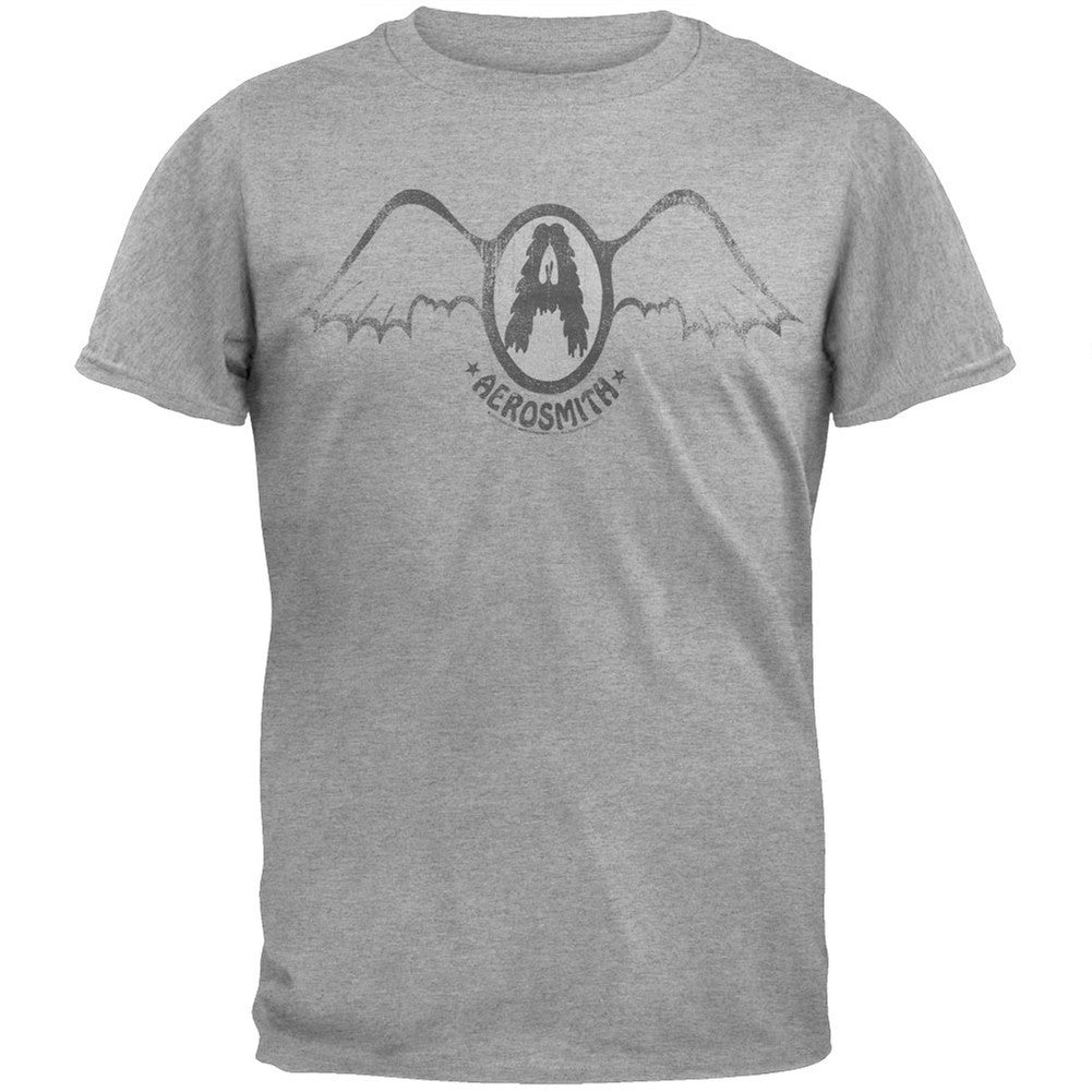 Aerosmith - Get Your Wings Distressed Print T-Shirt