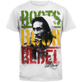 Bob Marley - Roots Rock Rebel Jumbo Print Adult T-Shirt