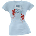 Guns N Roses - Distressed Top Hat Premium Juniors T-Shirt