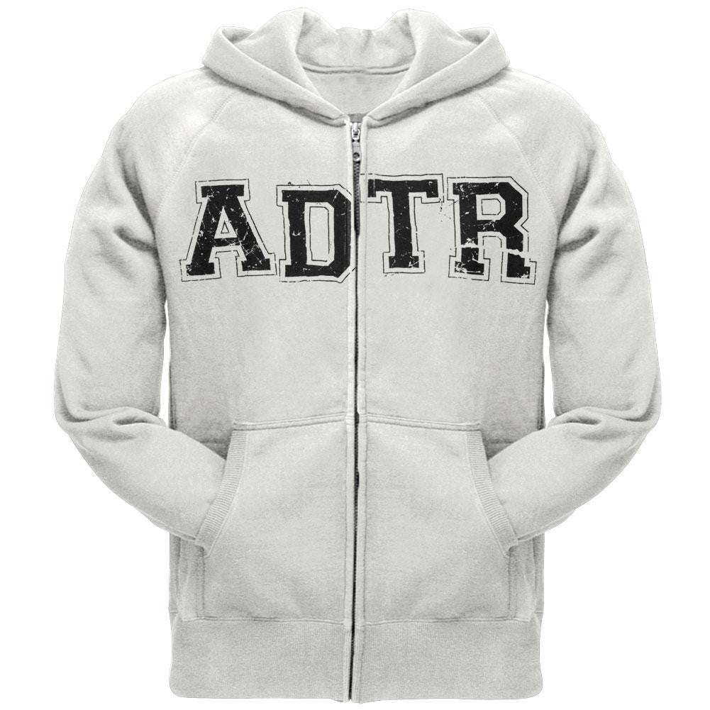A Day To Remember - University White Adult Zip Hoodie
