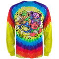 Grateful Dead Dancing Bear Jamboree Tie Dye Mens Long Sleeve T Shirt