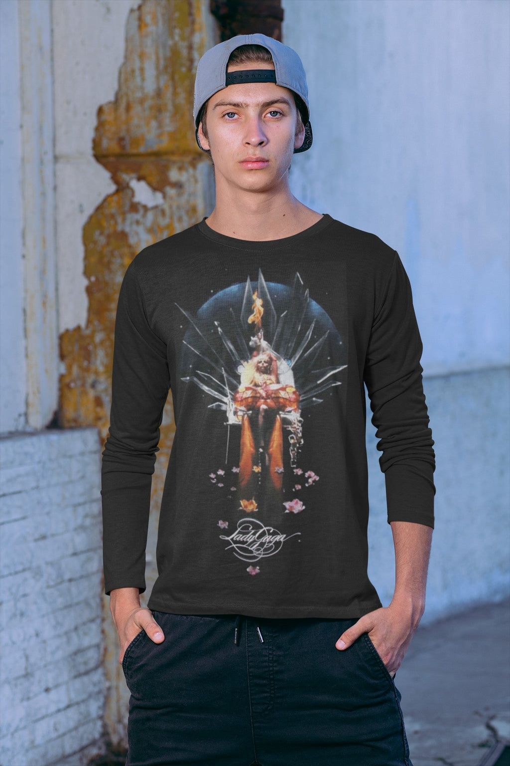 Lady Gaga - Swing Black Mens Long Sleeve T Shirt