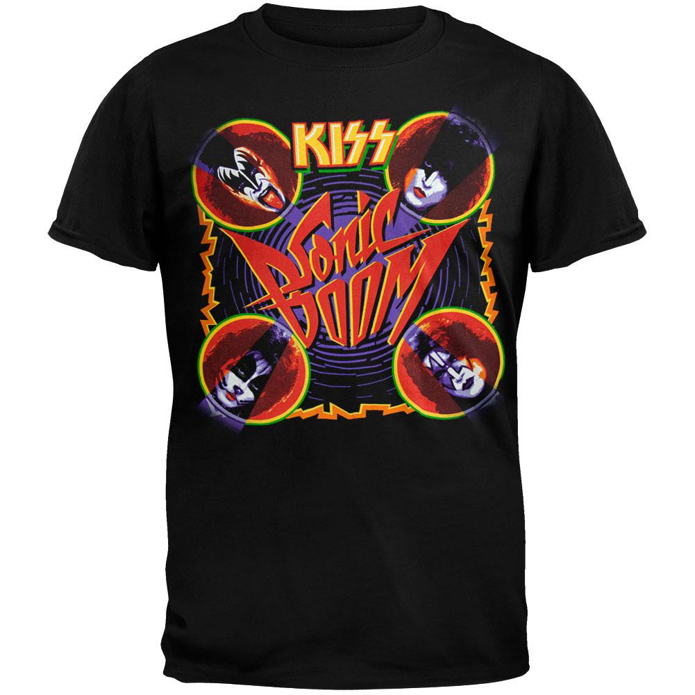 Kiss - Sonic Black Mens T Shirt