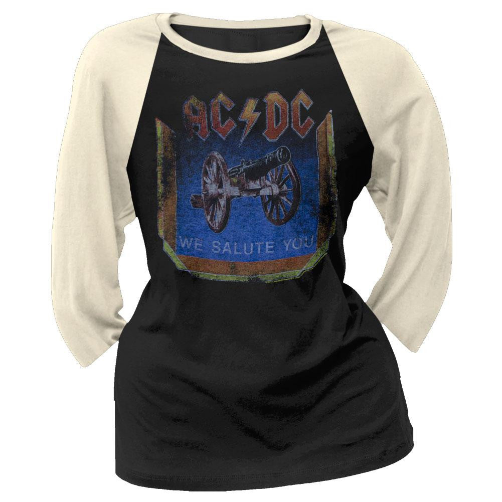 AC/DC - Distressed Salute You Juniors Raglan
