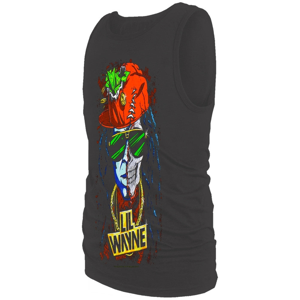 Lil Wayne - Half Skull Tank Top