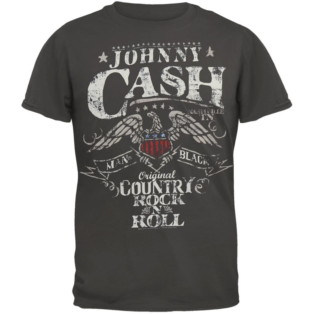 Johnny Cash - Eagle Seal Plus-Size T-Shirt