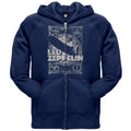 Led Zeppelin You Shook Me Mens Zip Hoodie