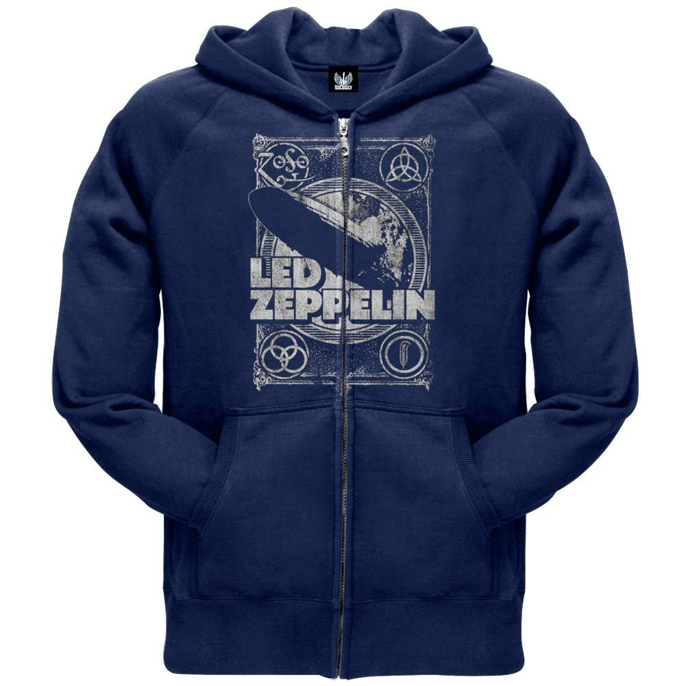 Led Zeppelin You Shook Me Mens Zip Hoodie
