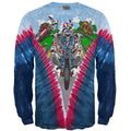 Grateful Dead Moto Sam Mens Long Sleeve Tie Dye T Shirt