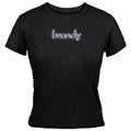 Brandy - Dots Logo Junior's Babydoll T-Shirt