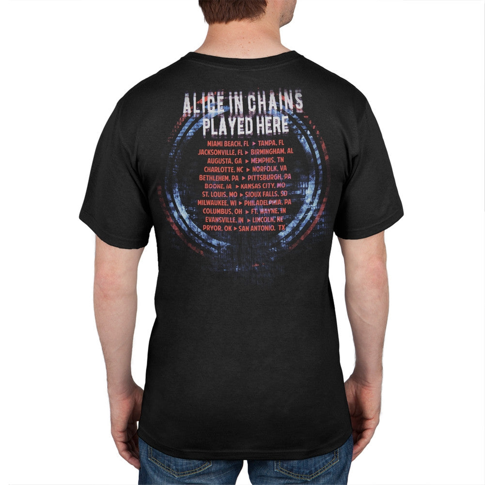 Alice In Chains - Play Button Miami to San Antonio Tour T-Shirt