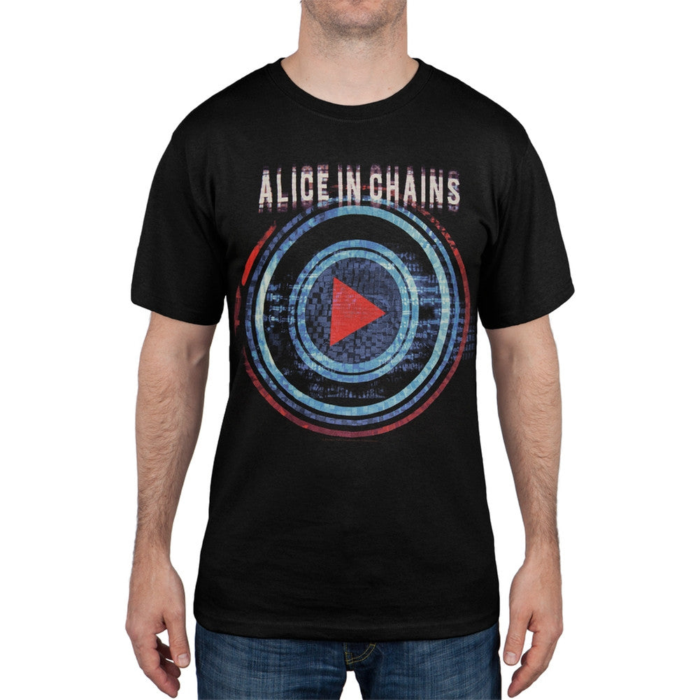 Alice In Chains - Play Button Miami to San Antonio Tour T-Shirt