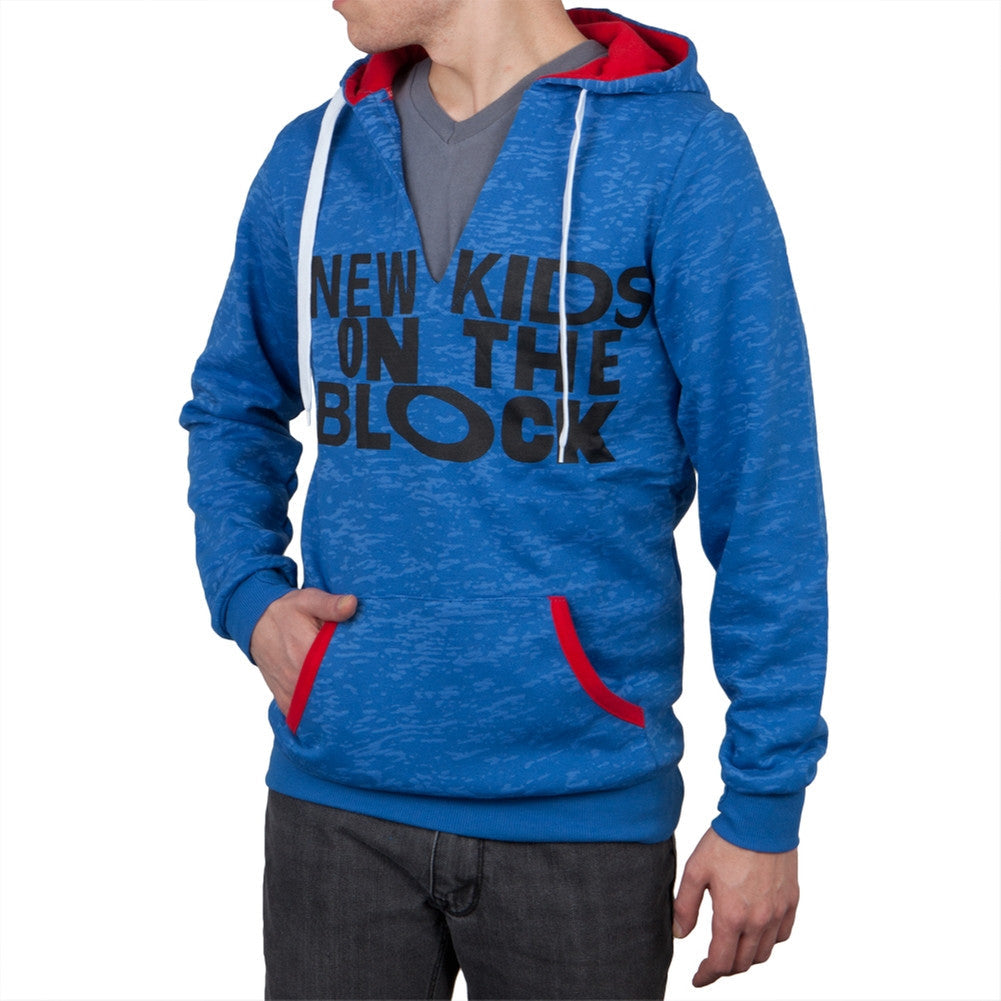 New Kids On The Block - Blue V-Neck Fashion Hoodie
