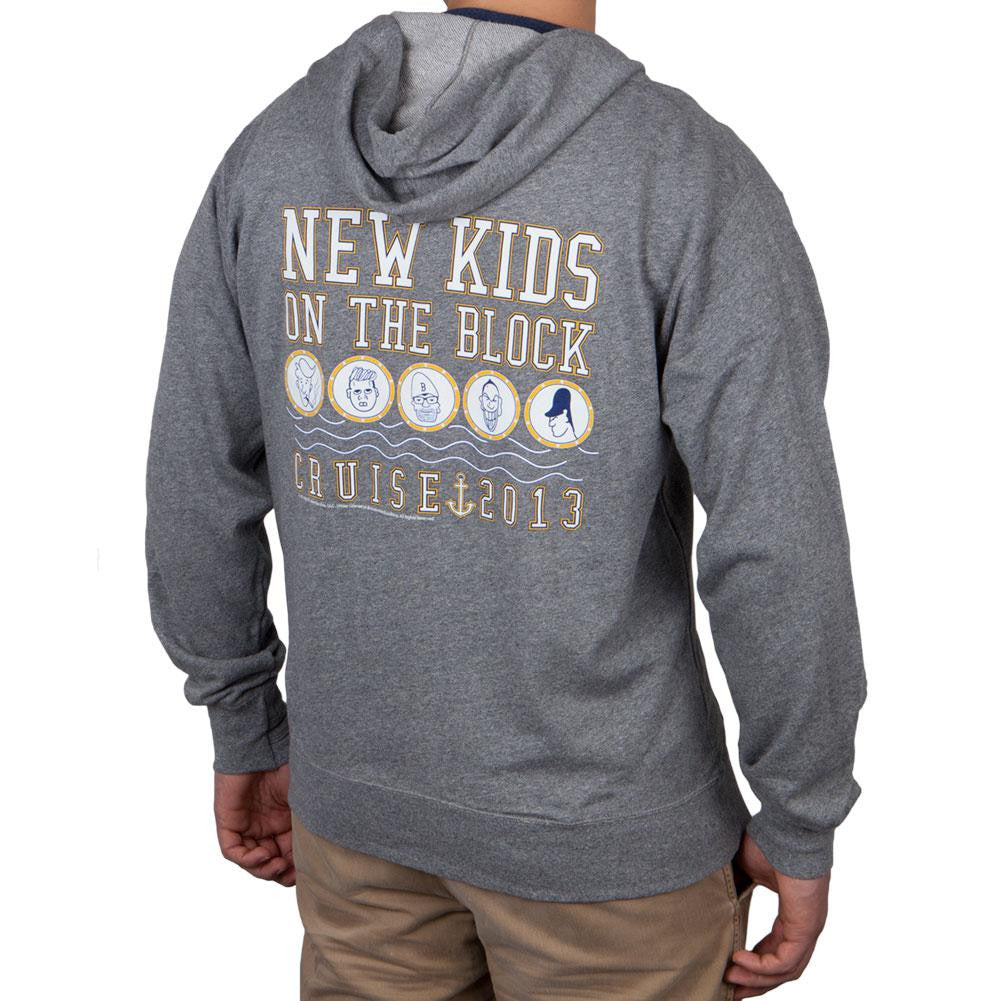 New Kids On The Block - Grey Fashion Hoodie
